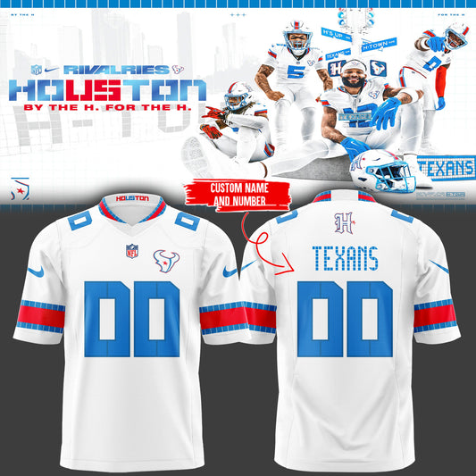 Limited Edition H‑Town Rivalries Custom Football Jersey