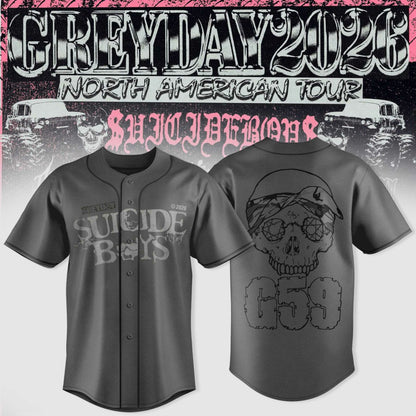 $uicideboy$ Greyday 2026 – North American Tour Jersey