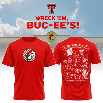 Texas Tech x Buc-ee’s Wreck ’Em T-Shirt