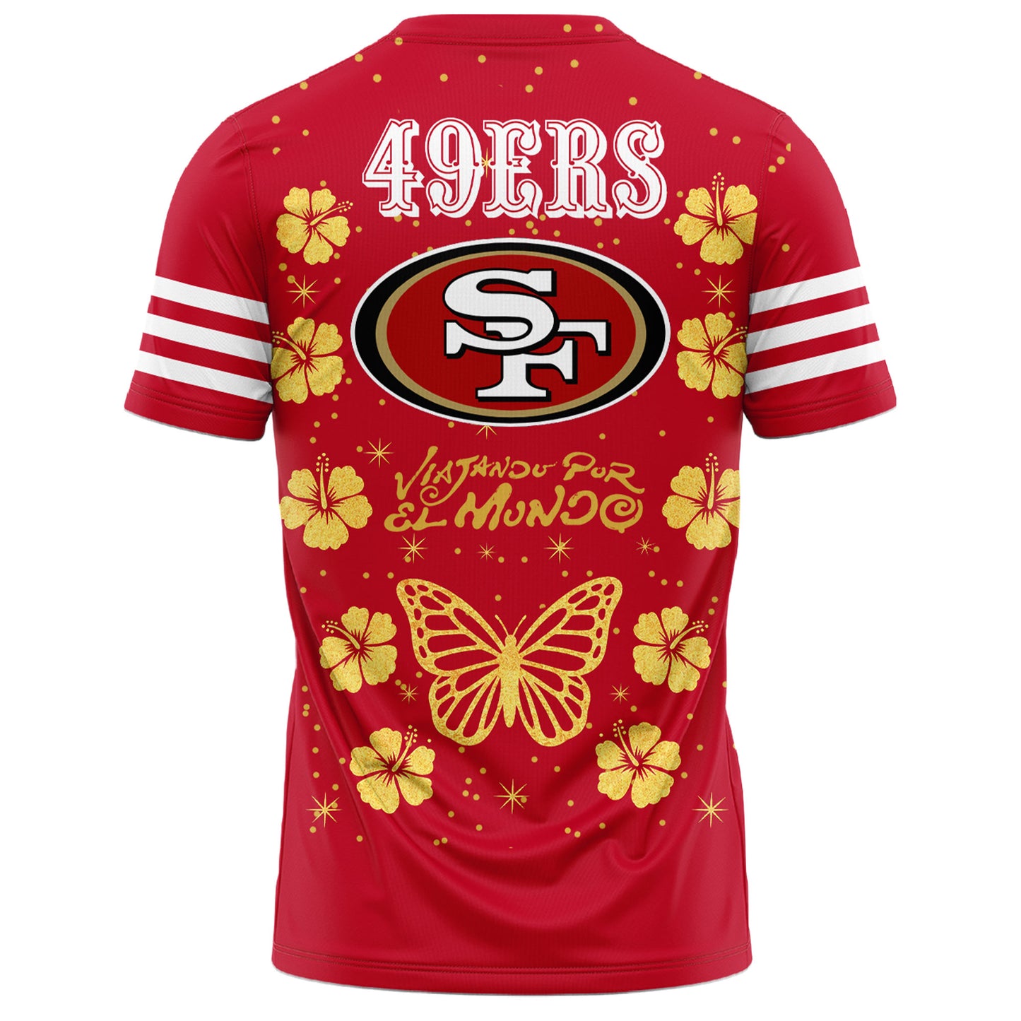 San Francisco 49ers x Karol G “Viajando Por El Mundo” Apparel Tshirt