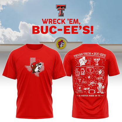 Texas Tech x Buc-ee’s Wreck ’Em T-Shirt #6