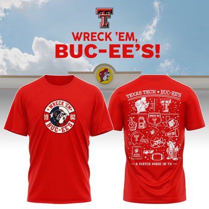 Texas Tech x Buc-ee’s Wreck ’Em T-Shirt #4