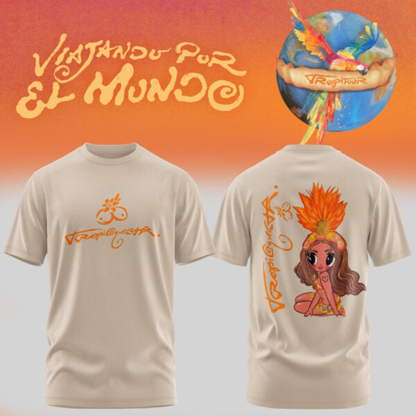 .Karol G Viajando Por El Mundo Tropitour Limited Tshirt