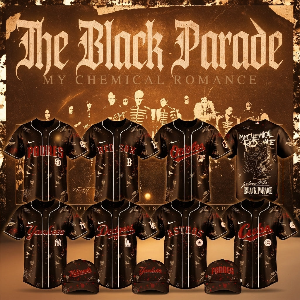 All Team x MCR The Black Parade Tour 2026 Jersey Limited Edition V3