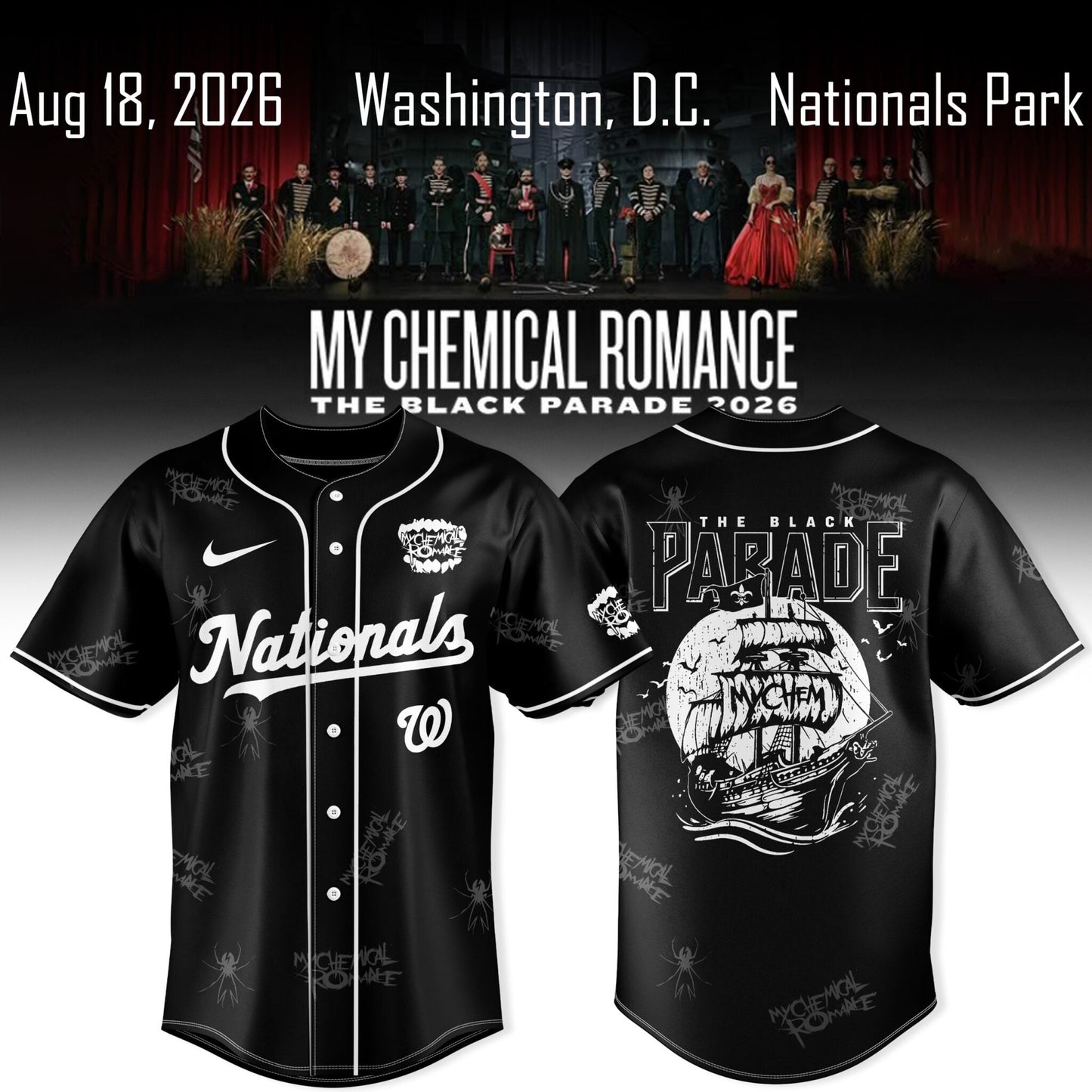 My Chemical Romance The Black Parade 2026 Jersey Collection