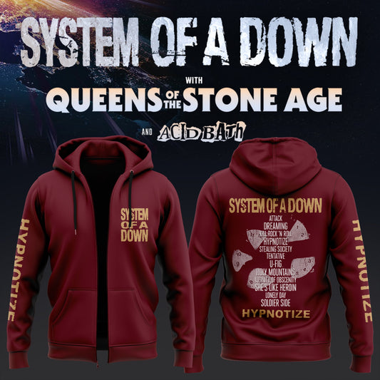 S.O.A.D – UK & EU Tour 2026 Limited ZipHoodie