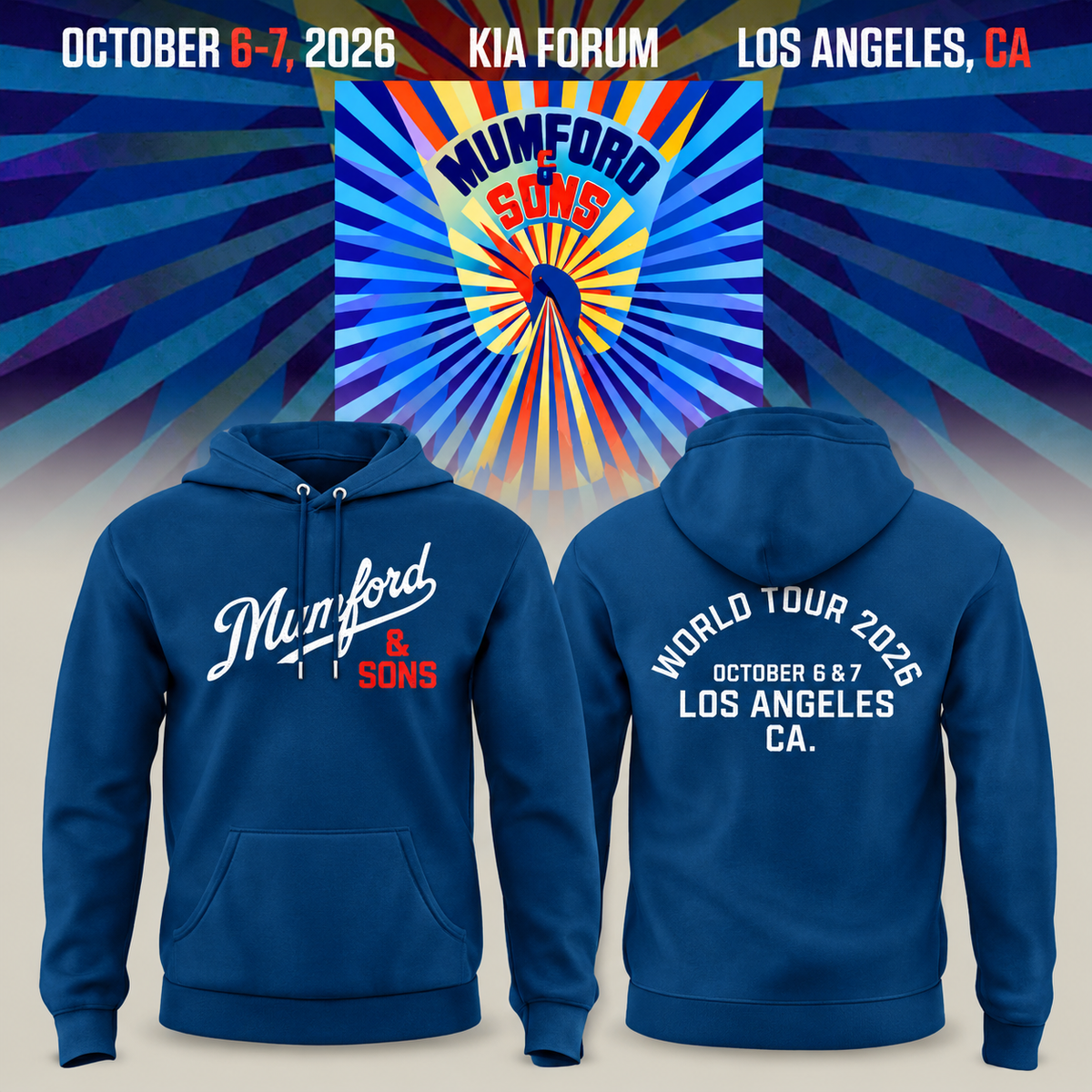 Limited Edition Prizefighter Tour 2026, CA Hoodie