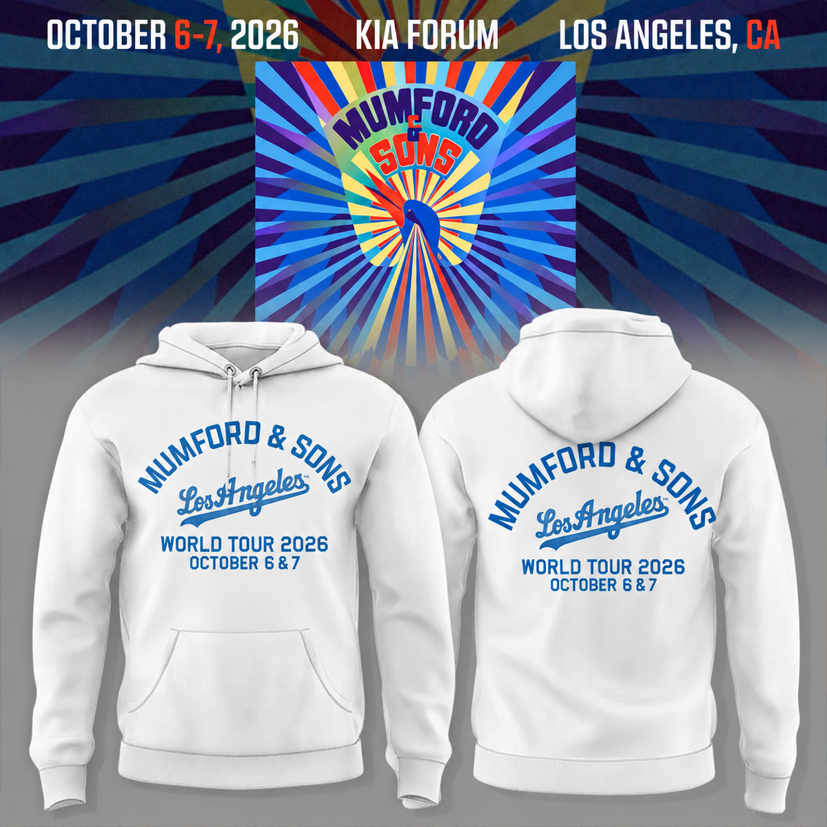 Limited Edition Prizefighter Tour 2026, CA Hoodie