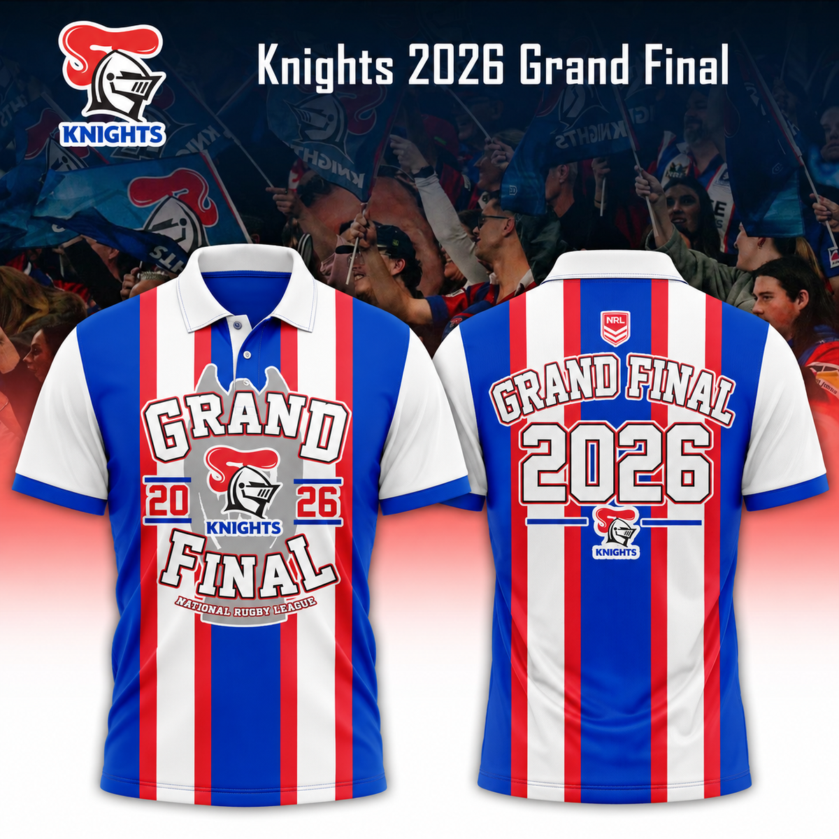 , Newcastle Knights 2026 Grand Final Polo Limited Edition