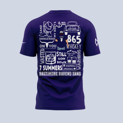 Limited Edition Baltimore Ravens x MW  Tshirt