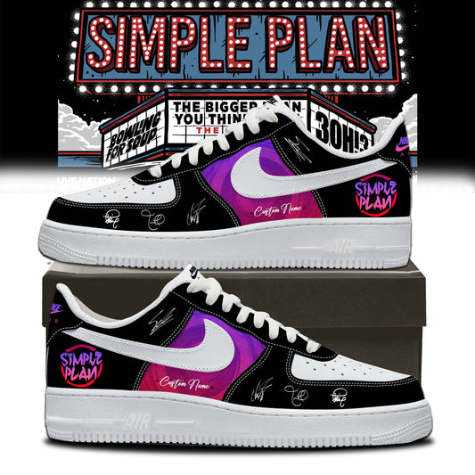 Simple Plan " The Bigger Than You Think! Tour "  Shoes