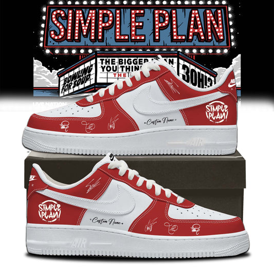 Simple Plan " The Bigger Than You Think! Tour "  Shoes 3