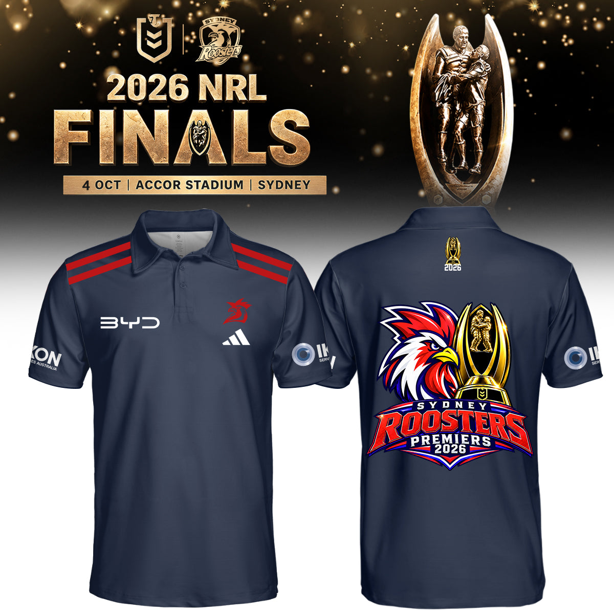 ,,.Sydney Roosters 🏆 NRL Premiers 2026 PoLo