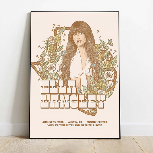 Limited Edition Ella Langley Dandelion Tour 2026 Poster