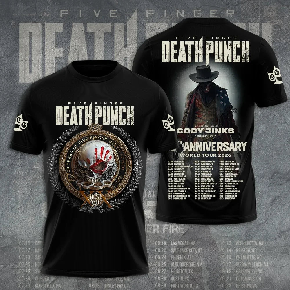 FFDP, 20th Anniversary World Tour 2026 Limited Edition T-Shirt 7
