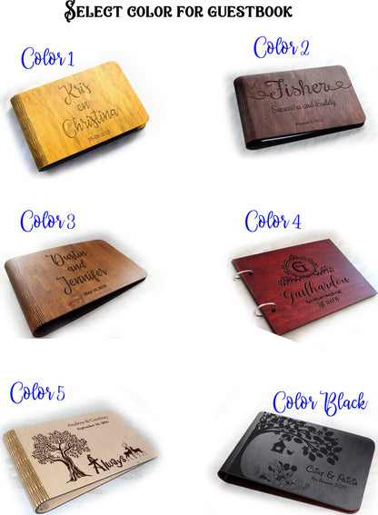 Personalized wedding photo album, Personalized family album, Custom wooden album, Unigue couple photo album