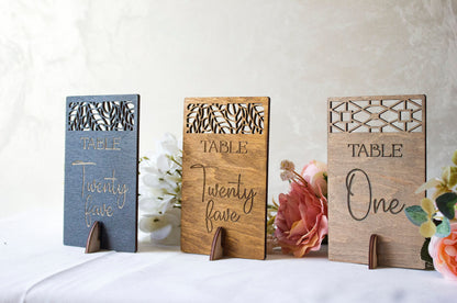Wedding Table Numbers, Wood Custom Table  Numbers, Decor for Table, Gold Wedding Table Decor