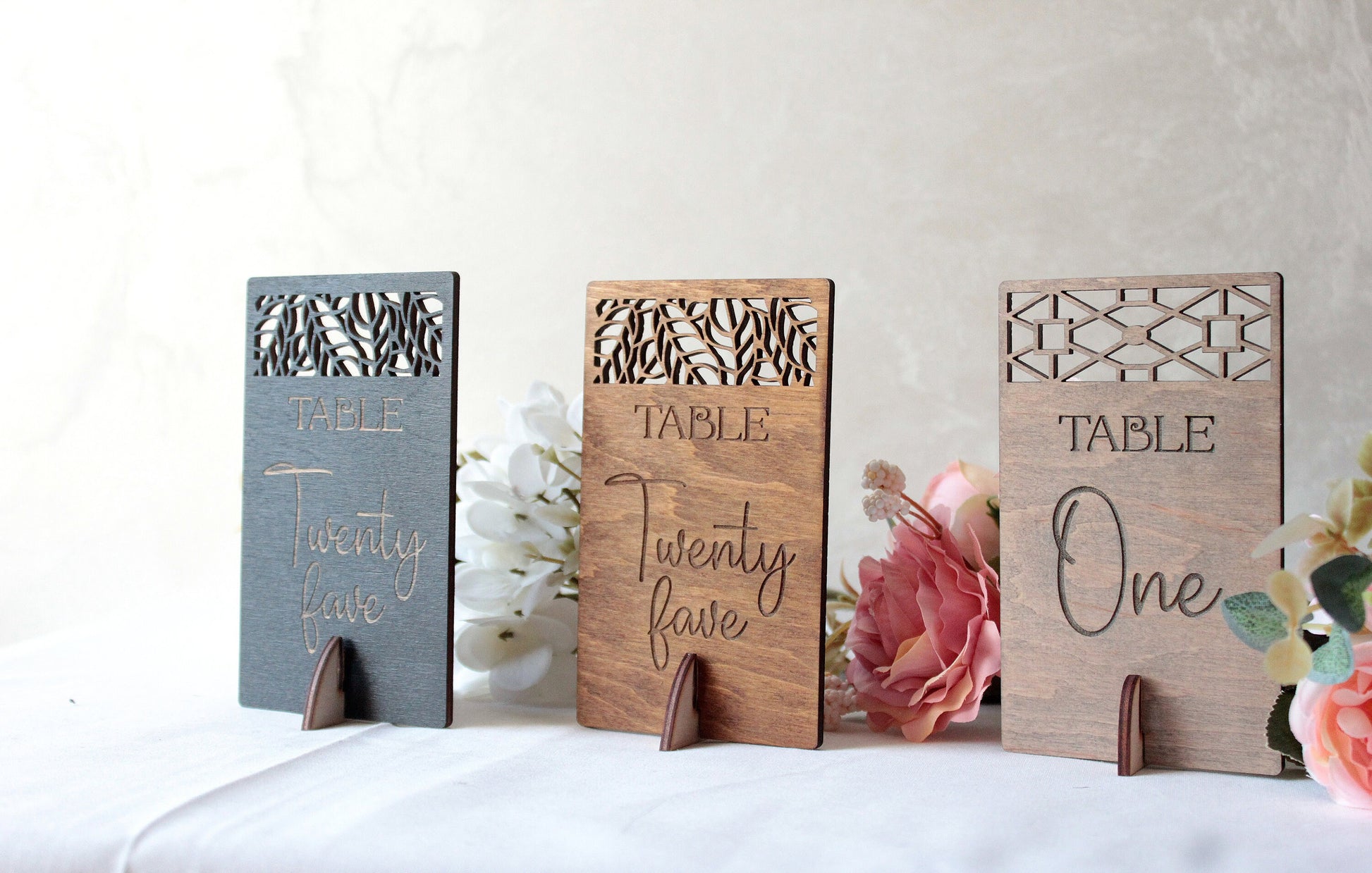 Wedding Table Numbers, Wood Custom Table  Numbers, Decor for Table, Gold Wedding Table Decor