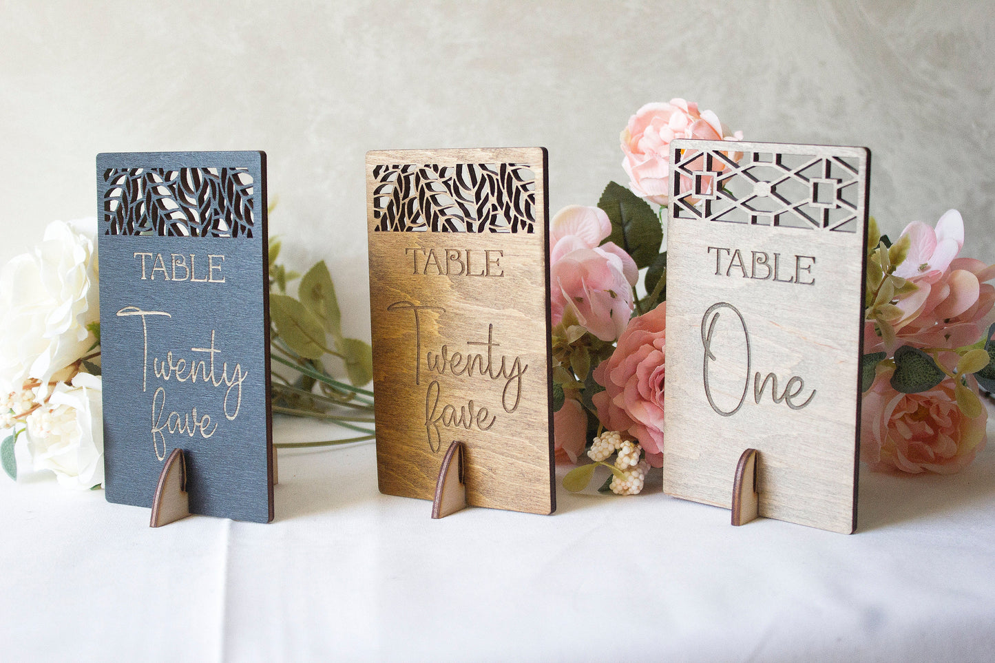 Wedding Table Numbers, Wood Custom Table  Numbers, Decor for Table, Gold Wedding Table Decor