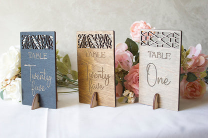 Wedding Table Numbers, Wood Custom Table  Numbers, Decor for Table, Gold Wedding Table Decor