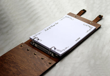 I Love You - I Know, Wedding Guest Book, Personalized GuestBook, Custom Wooden Rustic Wedding Guestbook, Unique Wedding Book Gift for Couple