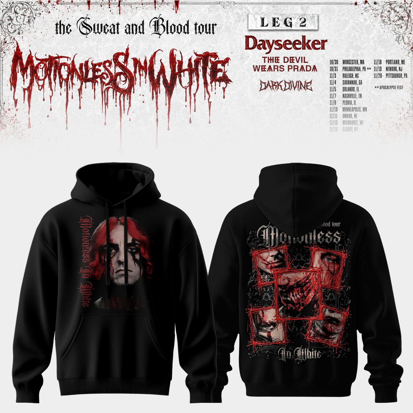 .Sweat and Blood Tour Hoodie 7 Edition 2026
