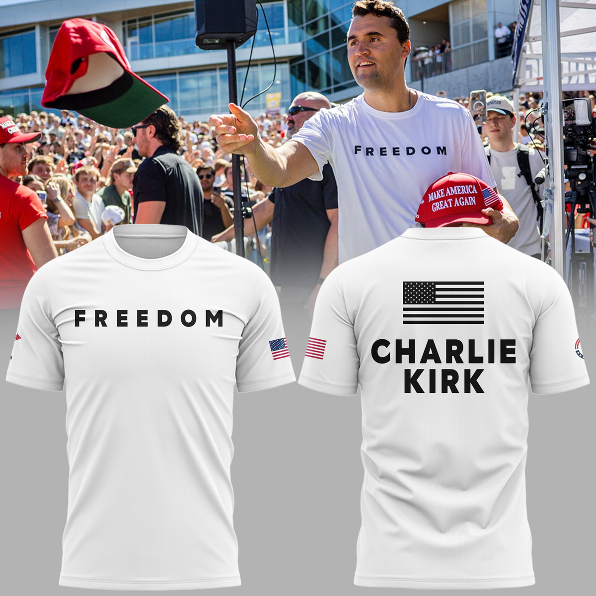 02.Charlie Kirk freedom shirt