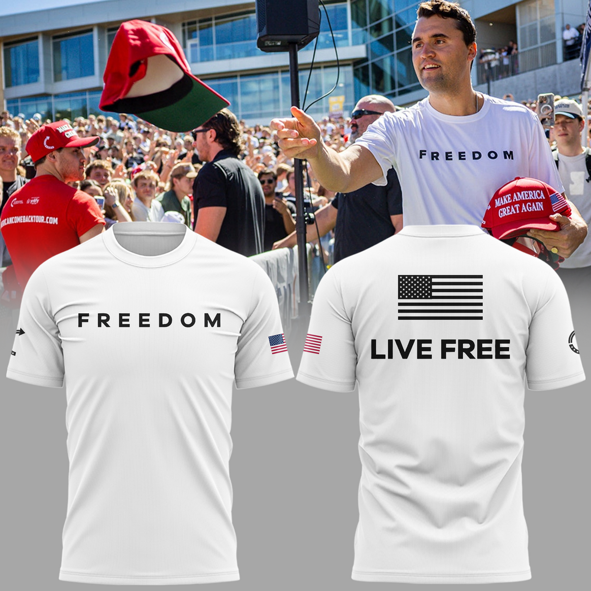 Charlie Kirk freedom T-shirt