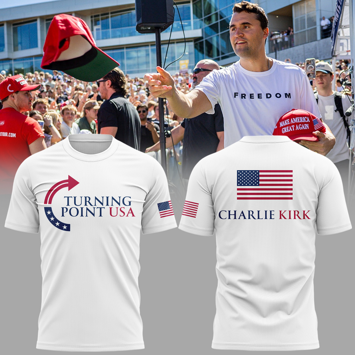 Charlie Kirk freedom T-shirt
