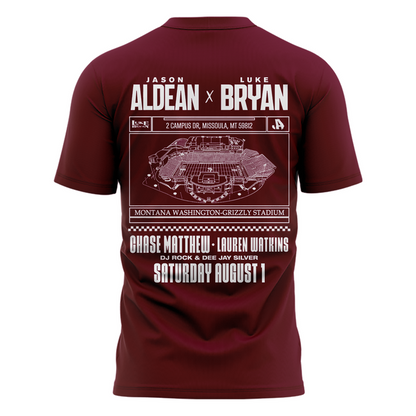 1.Limited Edition Montana Grizzlies x Jason Aldean And Luke Bryan Tshirt
