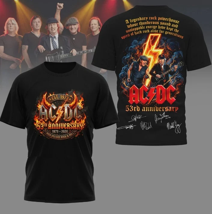 Special 2026 AC/DC Power Up Tour T-Shirt