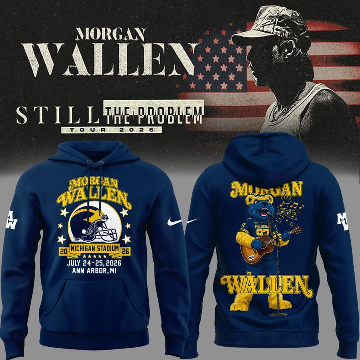 Exclusive Hoodie MW  x Michigan Wolverines Football - Still The Problem Tour 2026 Hoodie