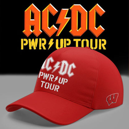 AC/DC x Wisconsin Badgers Football - Power Up Tour 2026 T-Shirt
