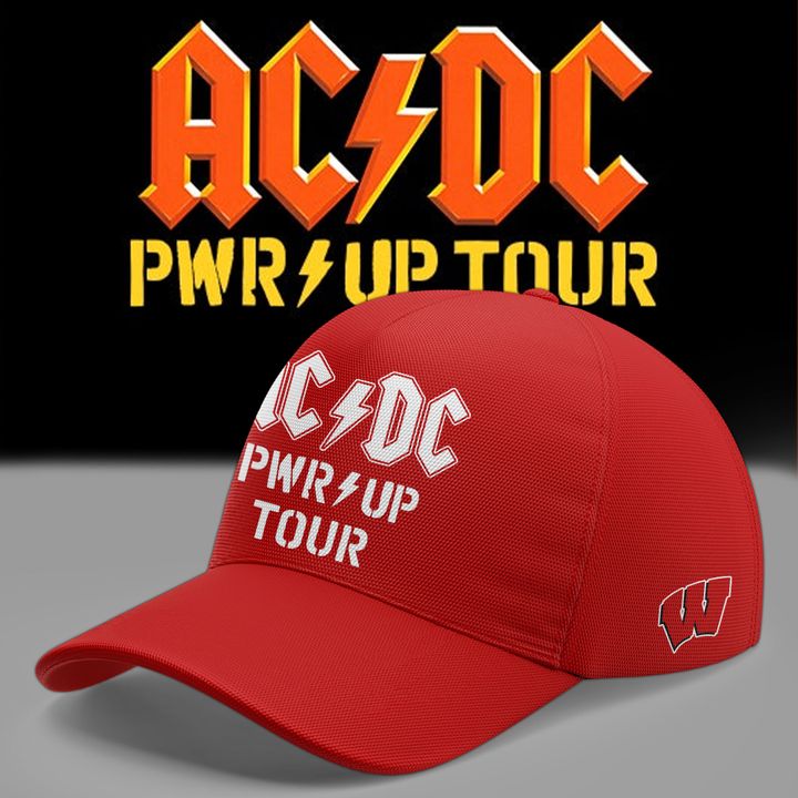 Perfect Hoodie AC/DC x Wisconsin Badgers Football - Power Up Tour 2026 Hoodie