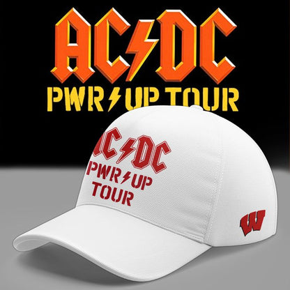 Perfect Hoodie AC/DC x Wisconsin Badgers Football - Power Up Tour 2026 Hoodie