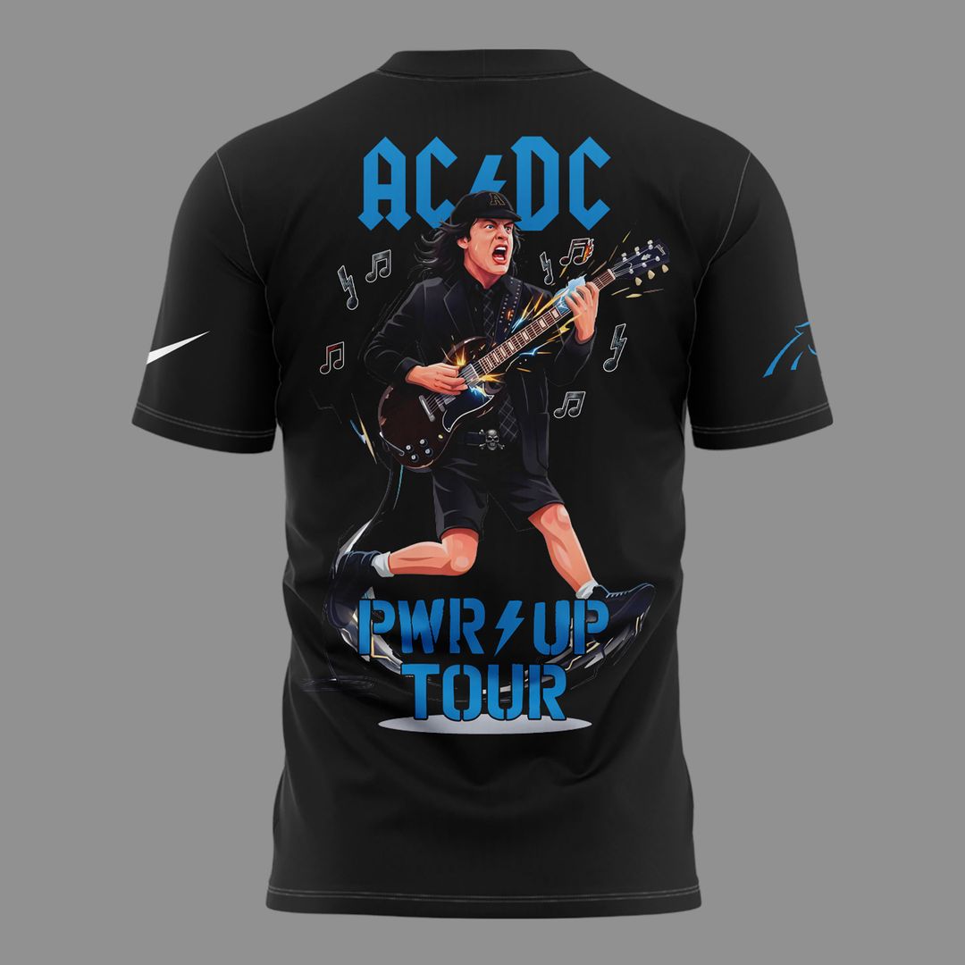 Perfect T-shirt AC/DC x Carolina Panthers - Power Up Tour 2026 T-Shirt