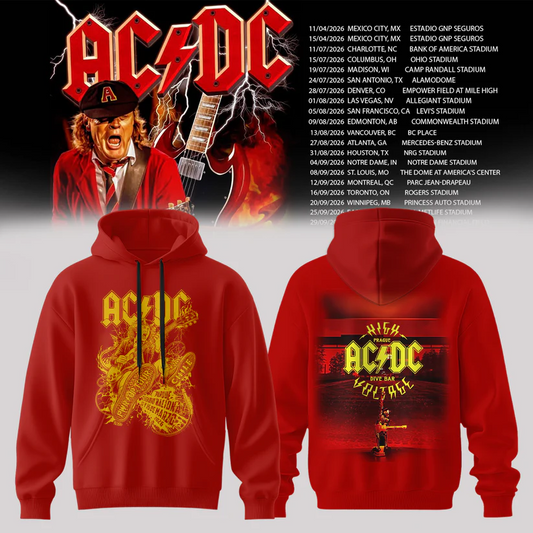 New Hoodie AC/DC - Power Up Tour 2026 North America Hoodie