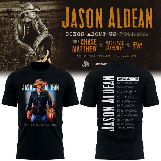 Jason Aldean Songs About Us Tour T-Shirt