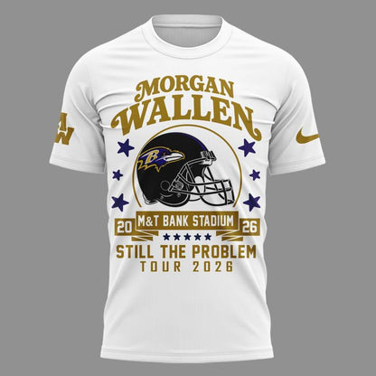 01. Exclusive MW x Baltimore Ravens - Still The Problem Tour 2026 T-Shirt