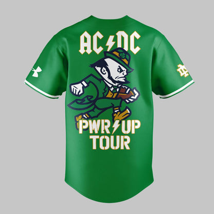 Exclusive Power Up Tour 2026 - AC/DC x Notre Dame Football Jersey