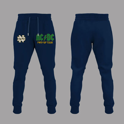 001. New Shirt AC/DC x Notre Dame Football - Power Up Tour 2026 T-Shirt