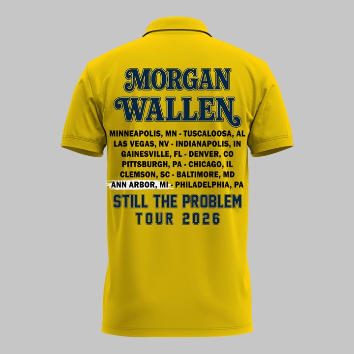 New Polo MW  x Michigan Football - Still The Problem Tour 2026 Polo Shirt