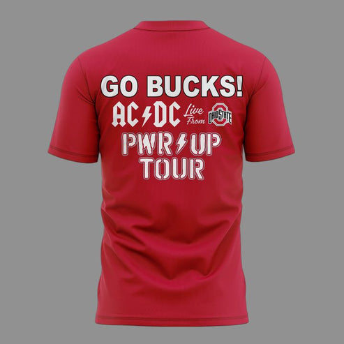 Limited Edition POWER UP Tour 2026 At Ohio Stadium T-Shirt