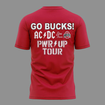 Limited Edition POWER UP Tour 2026 At Ohio Stadium T-Shirt