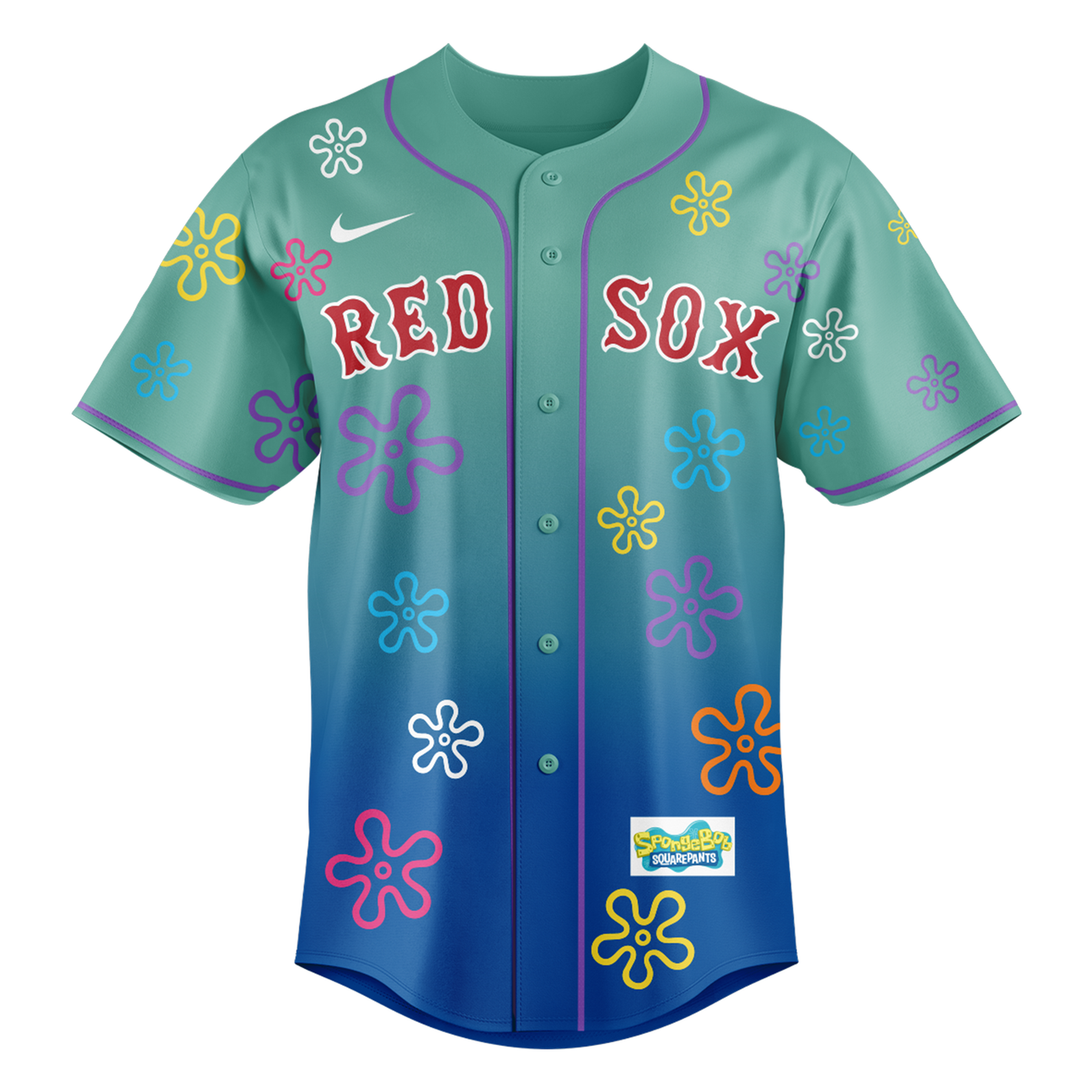 Red Sox x SpongeBob SquarePants Night at Fenway Jersey