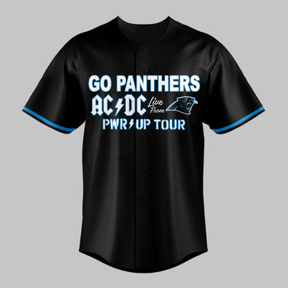 Limited Edition AC/DC x Carolina Panthers - Power Up Tour 2026 Jersey