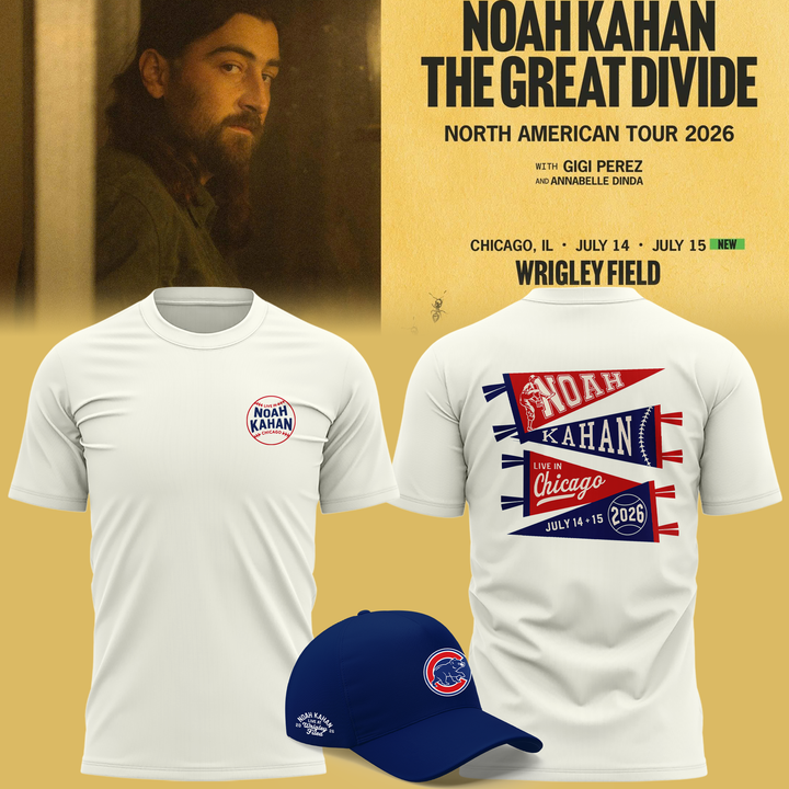Chicago Cubs x Noah Kahan : The Great Divide Tour Tee 2026