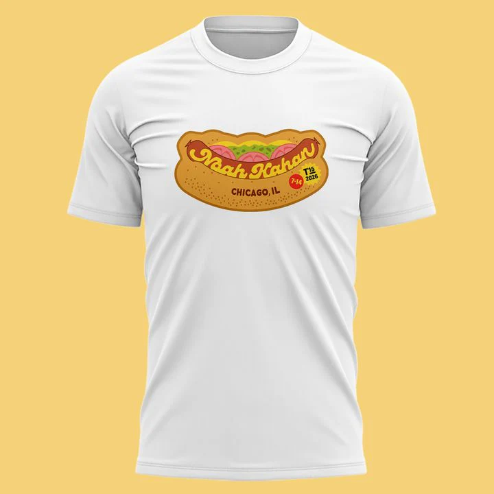 Perfect 2026 Noah Kahan x Chicago Cubs - The Great Divide Tour 2026 T-Shirt