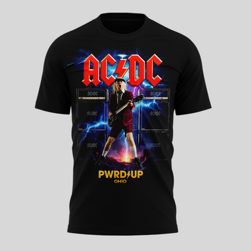01.AC/DC - POWER UP TOUR 2026 x Ohio Stadium T-shirt