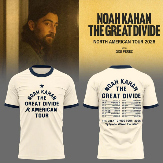 03. Limited Edition Noah Kahan North American - The Great Divide Tour 2026 T-Shirt